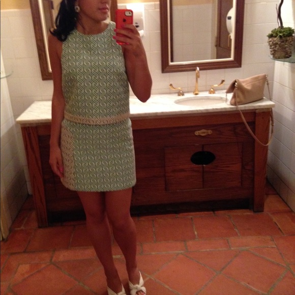 Topshop Green and White Skirt Set - Picture 4 of 4